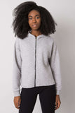 Quilted Zip-Up Hooded Sweatshirt, No Pockets