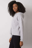 Quilted Zip-Up Hooded Sweatshirt, No Pockets