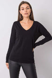 Long Sleeve V-Neck Cotton Blouse for Everyday Wear