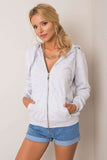 Ladies' Hooded Zipped Sweatshirt with Pockets