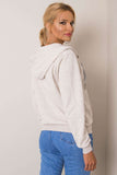 Ladies' Hooded Zipped Sweatshirt with Pockets