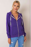 Ladies' Hooded Zipped Sweatshirt with Pockets