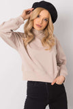 Ladies' Long Sleeve Turtleneck Sweatshirt