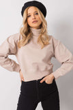Ladies' Long Sleeve Turtleneck Sweatshirt