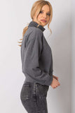 Ladies' Turtleneck Sweatshirt with Long Sleeves