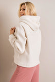 Ladies' Hooded Long-Sleeve Sweatshirt with Tie Detail