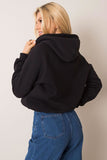 Ladies' Hooded Long-Sleeve Sweatshirt with Tie Detail