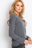 Simple Long Sleeve Blouse for Versatile Styling