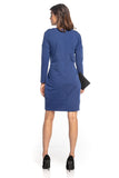 Elegant Kimono-Style Midi Dress with Tie Belt