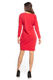 Loose Kimono Style Midi Dress with Tie Belt