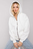 Classic Zip-Up Hoodie with Front Pockets and Hood