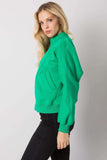 Zippered Straight Cut Sweatshirt with Front Pockets