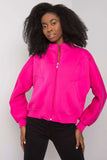 Straight Cut Zipper Sweatshirt with Front Pockets