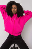 Straight Cut Zipper Sweatshirt with Front Pockets
