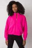 Straight Cut Zipper Sweatshirt with Front Pockets