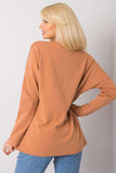 Straight Cut Long Sleeve Cotton Blouse