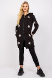 Extended Cut Hoodie with Zipper and Slip Pockets