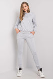 Cozy Hooded Tracksuit Set with Decorative Zipper