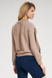 Classic Cotton Sweatshirt with Side Slits and Ribbed Cuffs