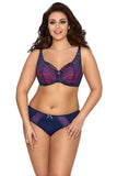 Lace-Trim Satin Microfiber Comfort Panties