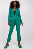 Classic Cut Button Closure Jacket with Lining
