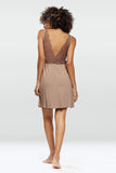 Evelina Lace Insert Nightgown for Seductive Evenings