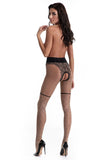 Sexy Polka Dot Patterned Tights with Mesh Design