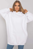 Extended Cut Hooded Sweatshirt with Kangaroo Pocket