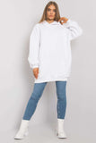 Extended Cut Hooded Sweatshirt with Kangaroo Pocket