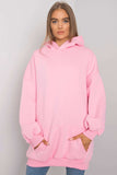 Extended Cut Hooded Sweatshirt with Kangaroo Pocket