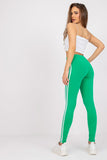 Trendy Green High-Waisted Sporty Leggings for Everyday Wear