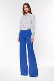 Colorful Cornflower Palazzo Pants for Soft Office Style