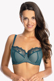 Elegant Semi-Padded Bra with Beautiful Embroidery