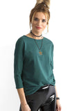 Chic 3/4 Sleeve Blouse for Effortless Everyday Style