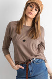 Versatile 3/4 Sleeve Simple Cut Blouse for Everyday Wear