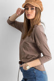Versatile 3/4 Sleeve Simple Cut Blouse for Everyday Wear