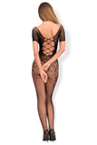 Thorny Rose Bodystocking: Delicate Floral Elegance