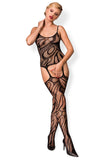 Zebra Print Bodystocking for Bold Modern Women