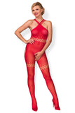 Fiery Red Demonic Bodystocking for Spicy Nights