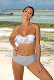 Two-Piece Italian Fabric Swimsuit with Push-Up Bra