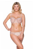 Elegant Underwired Bra with Delicate Embroidery