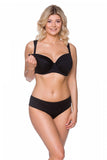 Padded Full Cup Nursing Bra with High-Waisted Shorts Set