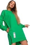 Versatile Long Cut Sweatshirt in Vibrant Colors