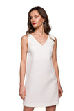 Charming Trapeze Dress with Bow Detail for Any Occasion