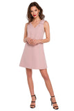 Charming Trapeze Dress with Bow Detail for Any Occasion