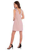 Charming Trapeze Dress with Bow Detail for Any Occasion