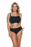 High-Waisted Swimsuit Bottoms with Decorative Ties