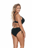 High-Waisted Swimsuit Bottoms with Decorative Ties