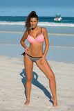 Elegant Two-Piece Swimsuit with Push-Up Effect