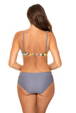 Elegant Two-Piece Swimsuit with Adjustable Straps
